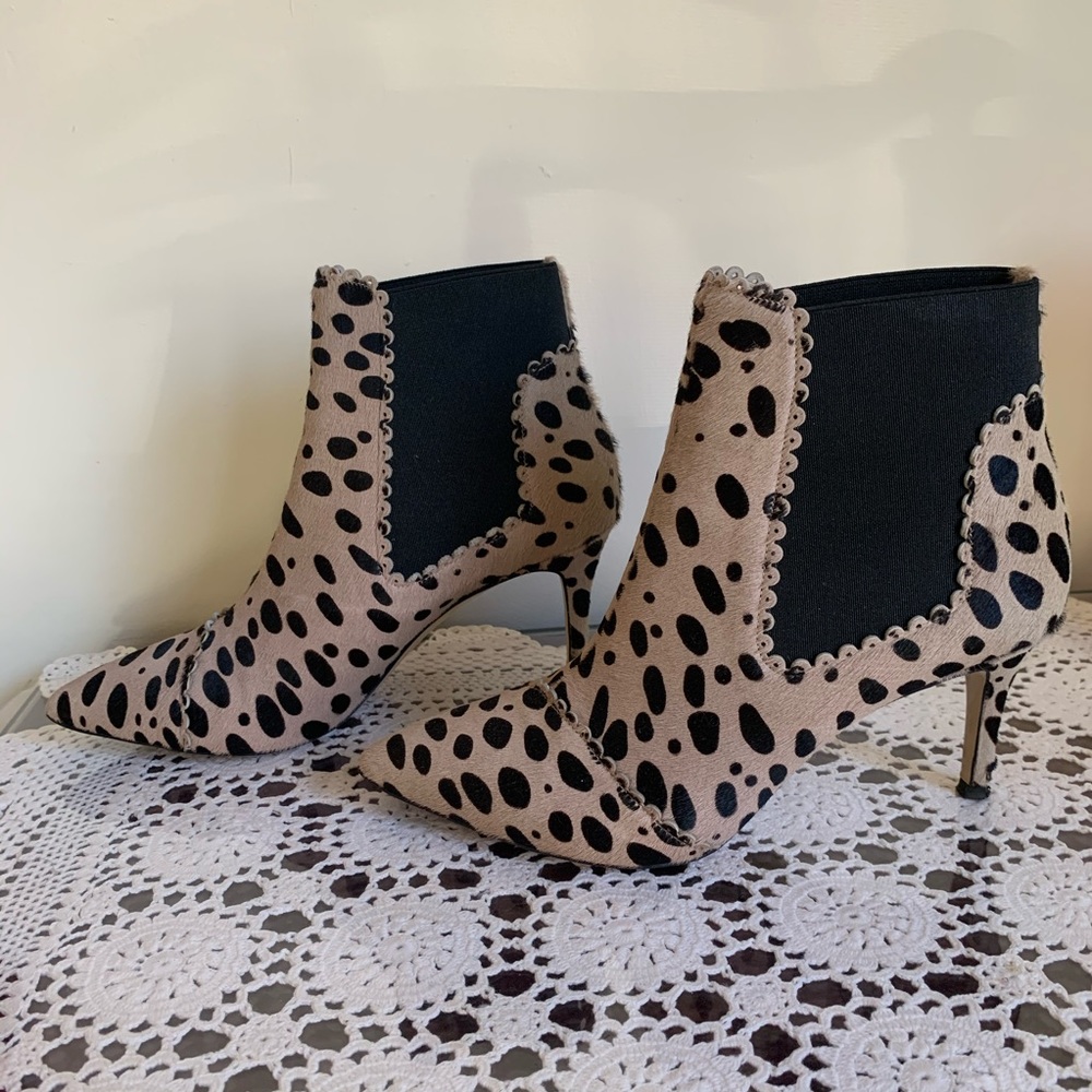 Bionda Castana Brown Maryon Leopard Calf Shoes